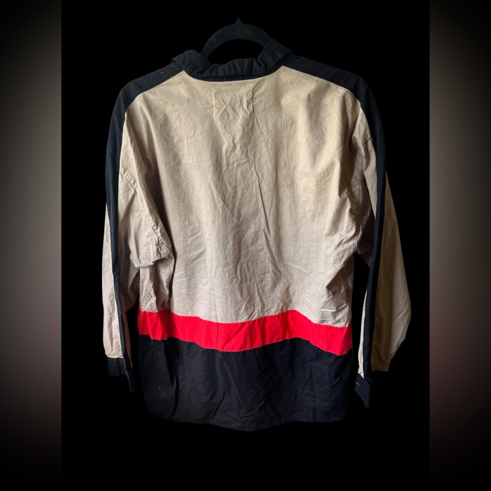 90’s Fixation Multicolor Patchwork Button Down - image 3